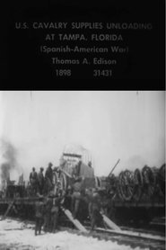 U.S. Cavalry Supplies Unloading at Tampa, Florida poster